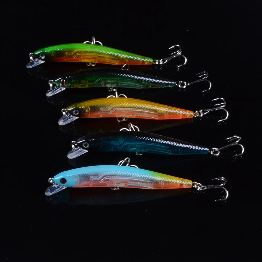 5pcs/lot Fishing Lure 10cm 8.1g Topwater Minnow Hard Bait Japan Mini Crankbait Carp Fishing Wobblers with two pcs #6 hooks
5pcs/lot Fishing Lure 10cm 8.1g Topwater Minnow Hard Bait Japan Mini Crankbait Carp Fishing Wobblers with two pcs #6 hooks