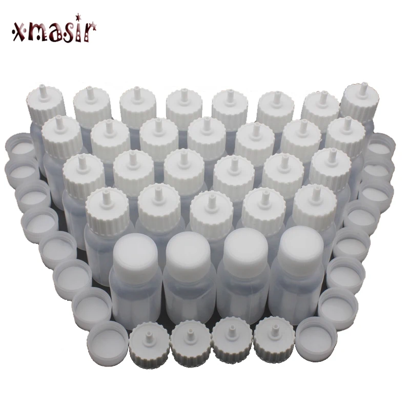 30pcs 30ML Henna Nozzle Applicator Drawing Bottle, Labels Henna Tattoo JAC Squeezable Dropper Bottles With Double Caps For Paste
30pcs 30ML Henna Nozzle Applicator Drawing Bottle, Labels Henna Tattoo JAC Squeezable Dropper Bottles With Double Caps For Paste