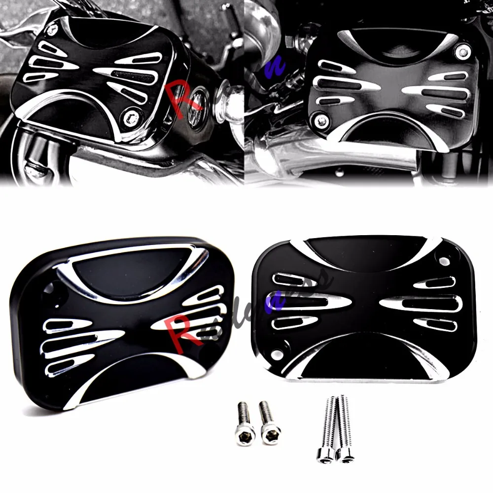 L & R черная крышка главного тормозного цилиндра для Harley Touring Electra Street Glide FLH/T FLHX 2008-2016 моделей
L & R черная крышка главного тормозного цилиндра для Harley Touring Electra Street Glide FLH/T FLHX 2008-2016 моделей
