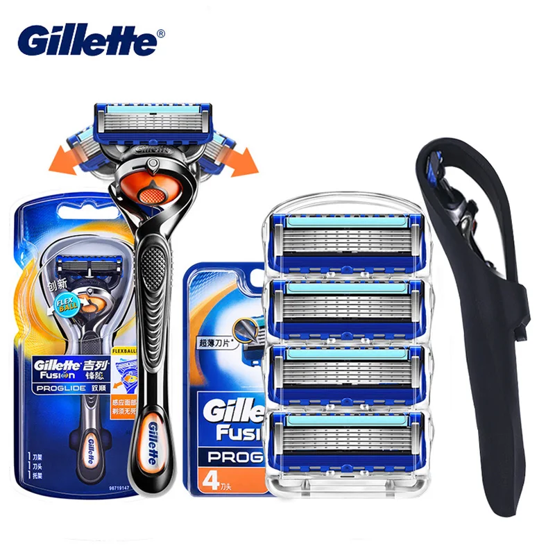 Gillette Fusion 5 Proglide Razor FlexBall Handle Technology Manual Shaving Shaver Men's Face Hair Removal Razor Blade Refills
Gillette Fusion 5 Proglide Razor FlexBall Handle Technology Manual Shaving Shaver Men's Face Hair Removal Razor Blade Refills