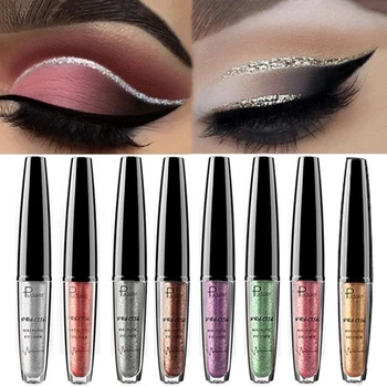Glitter Eyeliner Liquid Stick Shimmer Sequin Eyes Featival Makeup Cosmetics Pigment Silver Rose Gold Green Eye Liner Pen