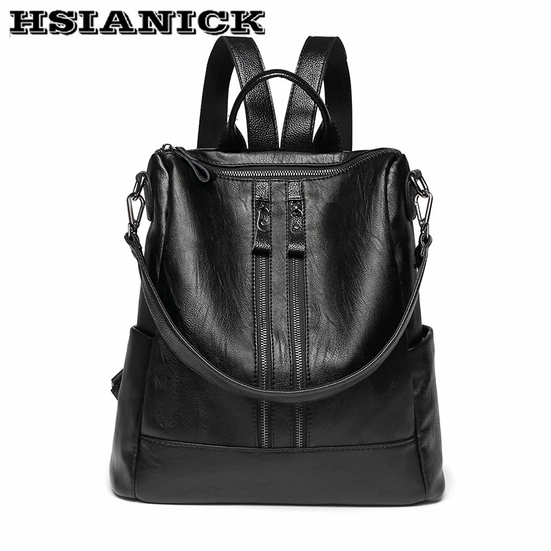 Backpack female 2019 new fashion casual multi-function backpack large capacity wear-resistant soft leather travel bag backpack
Backpack female 2019 new fashion casual multi-function backpack large capacity wear-resistant soft leather travel bag backpack