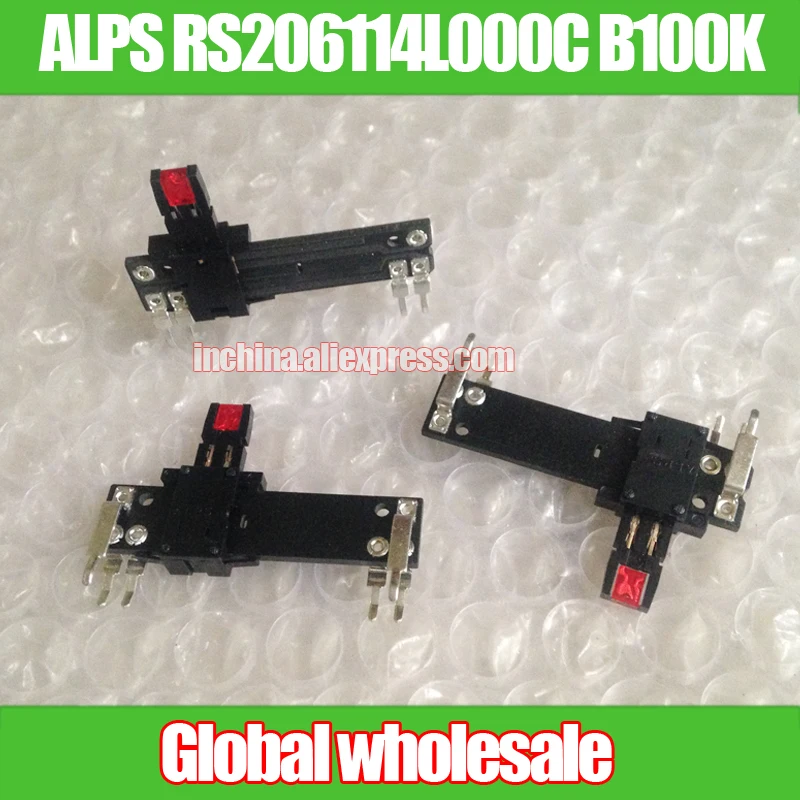 5pcs 40mm ALPS RS206114L000C straight sliding potentiometer B100K / fader handle 11MM with light with midpoint of 6 feet
5pcs 40mm ALPS RS206114L000C straight sliding potentiometer B100K / fader handle 11MM with light with midpoint of 6 feet
