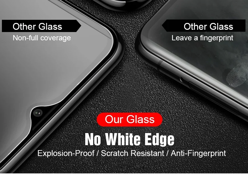 TOMKAS 6D Protective Glass For Oneplus 6T Tempered Glass Screen Protector Film For Oneplus 6 5 5T Protective Glass One Plus 6T