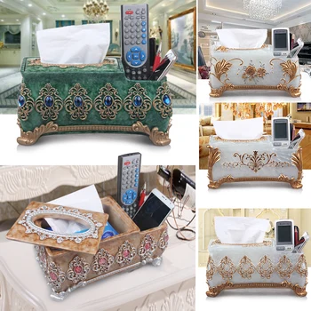 European dinner multifunctional tissue box, living room resin remote control box
European dinner multifunctional tissue box, living room resin remote control box