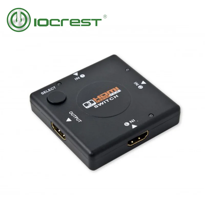 IOCREST Compact 3 Port HDMI 1.3 Switch Hub Box 1080P Switcher 3 in 1 out Splitter
IOCREST Compact 3 Port HDMI 1.3 Switch Hub Box 1080P Switcher 3 in 1 out Splitter