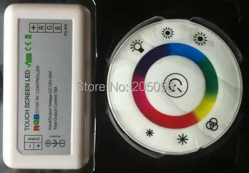 2014 Newest wireless LED Round touch rgb strip controller touchable screen RF remote control DC12V-24V 18A 3 channel-WHITE 
2014 Newest wireless LED Round touch rgb strip controller touchable screen RF remote control DC12V-24V 18A 3 channel-WHITE