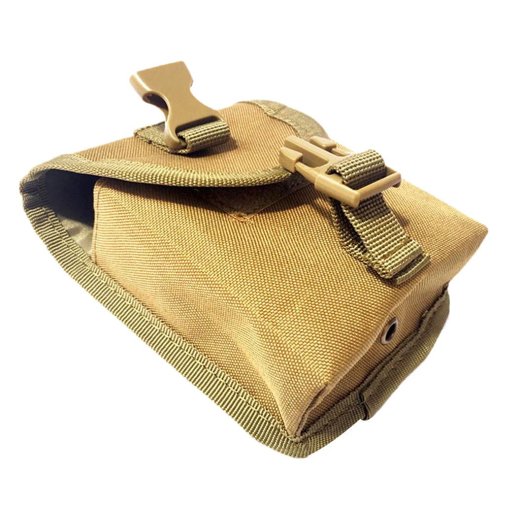 1 Pcs Durable Spare Scuba Diving Weight Belt Pocket Pouch with Buckle 600D Nylon Underwater Diving Accessories Army Green