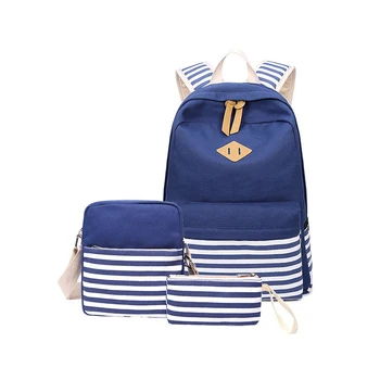 Luxury Women Backpacks 3pcs Set Canvas Stripe Stylish School College Bag Student Teenager Girls Bookbag Laptop Lady Bagpack Bags
Luxury Women Backpacks 3pcs Set Canvas Stripe Stylish School College Bag Student Teenager Girls Bookbag Laptop Lady Bagpack Bags