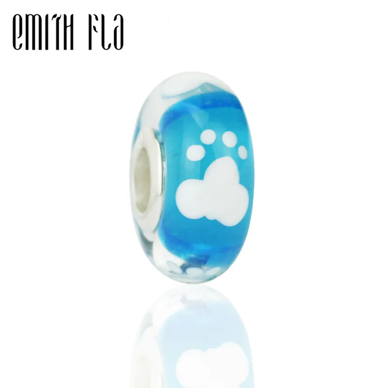 Authentic 925 Sterling Silver 3D Feet Blue Murano Glass Beads Charms DIY Fit For European Original Bracelets & Necklace DIY 
Authentic 925 Sterling Silver 3D Feet Blue Murano Glass Beads Charms DIY Fit For European Original Bracelets & Necklace DIY
