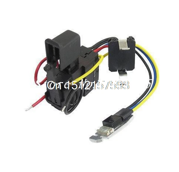 Electric Drill Wired Speed Control Switch 12A DC 24V for Hitachi DS7DF