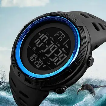 

Skmei Luxury Brand Mens Sports Watches Dive 50m Digital LED Military Watch Men Fashion Casual Electronics Wristwatches Relojes