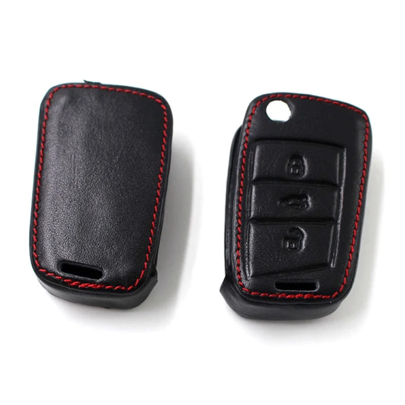Leather Car Key Case Cover For VW Golf 7 GTI MK7 Octavia A7 Seat Leon Ibiza Flip Remote Key Wallet Keychain Black brown
Leather Car Key Case Cover For VW Golf 7 GTI MK7 Octavia A7 Seat Leon Ibiza Flip Remote Key Wallet Keychain Black brown