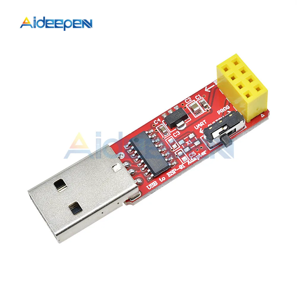USB to ESP8266 ESP-01 ESP-01S Wi-Fi Adapter Module With CH340G Driver Integrated Circuits Wireless Wifi Module for Arduino
USB to ESP8266 ESP-01 ESP-01S Wi-Fi Adapter Module With CH340G Driver Integrated Circuits Wireless Wifi Module for Arduino
