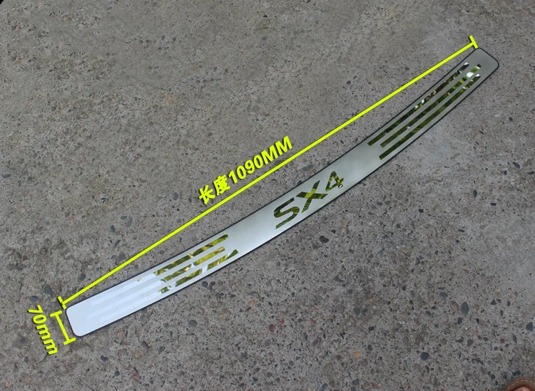 Fit For Suzuki SX4 Hatchback Stainless Steel Rear Bumper Scuff Protection Plate Guard Plate Car Accessories 2006-2011 2012 2013
Fit For Suzuki SX4 Hatchback Stainless Steel Rear Bumper Scuff Protection Plate Guard Plate Car Accessories 2006-2011 2012 2013
