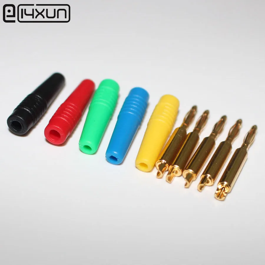 Five Color 2mm In Line Banana Plug with Sheath Soldering Type Max Cable OD2.0mm (20pcs)
Five Color 2mm In Line Banana Plug with Sheath Soldering Type Max Cable OD2.0mm (20pcs)