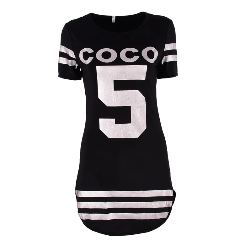 2019 Fashion Style Summer Letter Print Women Sexy Slim Short sleeve Bodycon Evening Mini O-Neck Dress
2019 Fashion Style Summer Letter Print Women Sexy Slim Short sleeve Bodycon Evening Mini O-Neck Dress