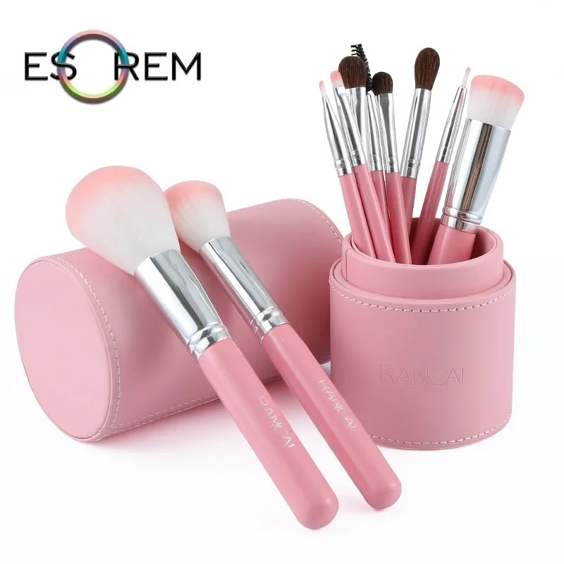 ESOREM 10 Pcs Soft Horsehair Makeup Brushes With Cylinder Cosmetic Brush Set Blending Tapered Blush Pincel Maquiagem 062604
ESOREM 10 Pcs Soft Horsehair Makeup Brushes With Cylinder Cosmetic Brush Set Blending Tapered Blush Pincel Maquiagem 062604