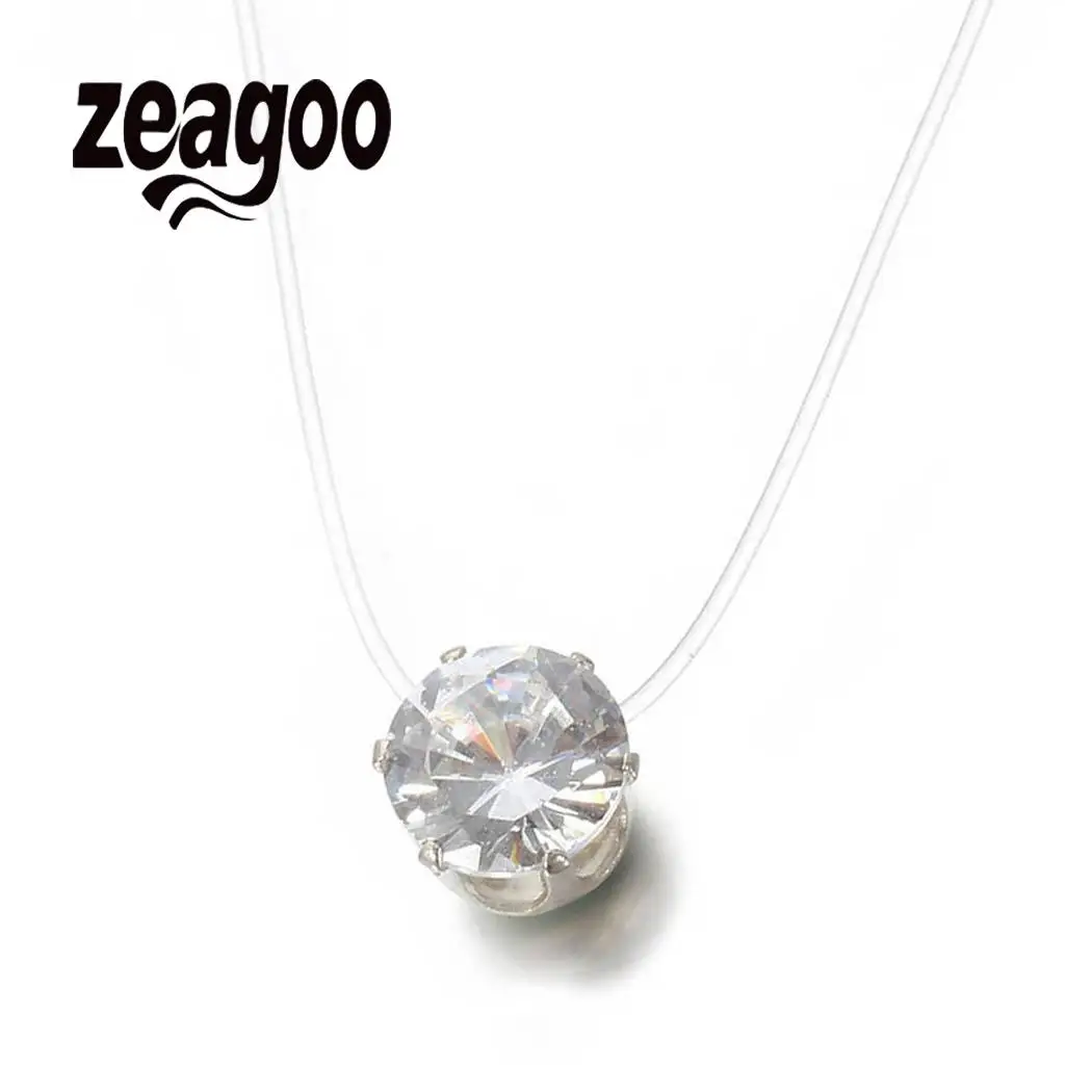 Necklace Women Invisible Transparent Rhinestones Transparent Fishing Line Chain Pendant Necklaces Fashion Jewelry collier femme
Necklace Women Invisible Transparent Rhinestones Transparent Fishing Line Chain Pendant Necklaces Fashion Jewelry collier femme