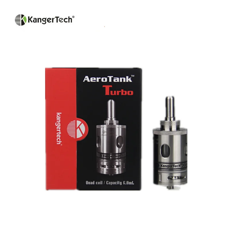 Original Kanger Kangertech Aerotank Turbo Atomizer 6.0ML Adjustable Airflow Dual Coil Aerotank Turbo E-Cigarette Atomizer Kit
Original Kanger Kangertech Aerotank Turbo Atomizer 6.0ML Adjustable Airflow Dual Coil Aerotank Turbo E-Cigarette Atomizer Kit