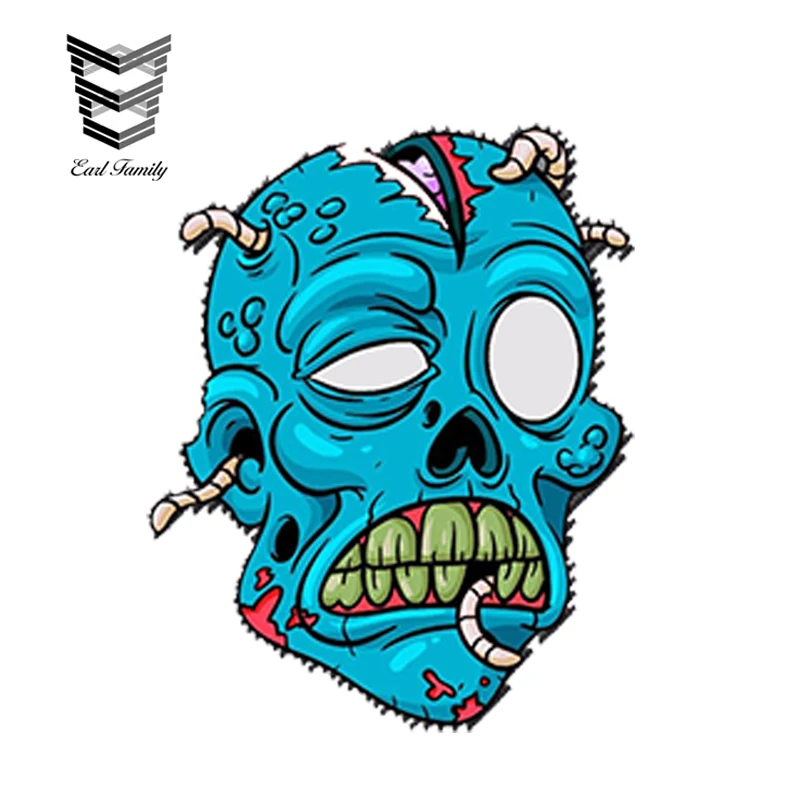 EARLFAMILY 13cm x 10cm Cool Evil Zombie Head Dead Vinyl Stickers Auto Moto Car Truck Tuning Waterproof Car Styling Accessories
EARLFAMILY 13cm x 10cm Cool Evil Zombie Head Dead Vinyl Stickers Auto Moto Car Truck Tuning Waterproof Car Styling Accessories