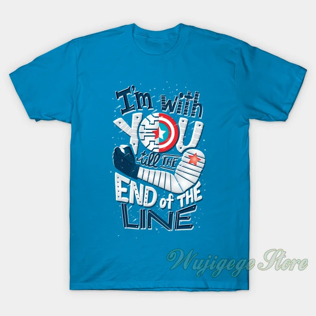 Summer Till the end of the line men T-Shirt women cotton t shirt Short Sleeve funny printed tshirts
Summer Till the end of the line men T-Shirt women cotton t shirt Short Sleeve funny printed tshirts