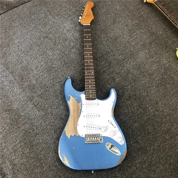 Kaiyun custom, handmade metallic blue classic ST electric guitar.100% handmade ST limited edition electric guitar
Kaiyun custom, handmade metallic blue classic ST electric guitar.100% handmade ST limited edition electric guitar