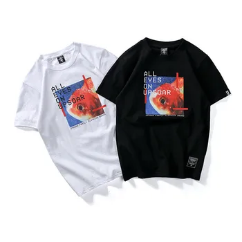 2019 SS Summer Short Sleeves Goldfish Love Printing T-shirt Men Women Hipster Casual O-Neck Short Sleeve Streetwear Tee Shirts
2019 SS Summer Short Sleeves Goldfish Love Printing T-shirt Men Women Hipster Casual O-Neck Short Sleeve Streetwear Tee Shirts