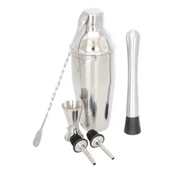 6 Pcs Stainless Steel Durable Portable Cocktail Shaker Wine Mixer Advanced High Quality Supplies Bartender Tool Glasshaker
6 Pcs Stainless Steel Durable Portable Cocktail Shaker Wine Mixer Advanced High Quality Supplies Bartender Tool Glasshaker
