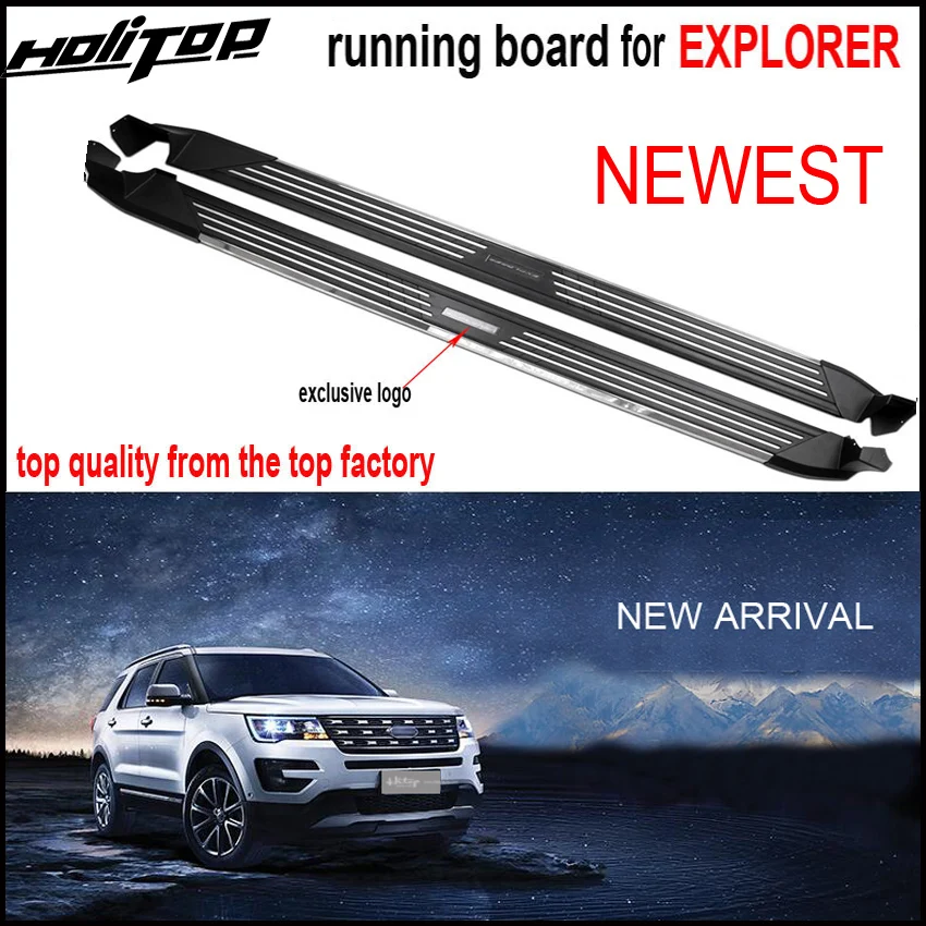 Luxurious Nerf bar side step bar running board for Ford Explorer 2016-2019,from ISO9001 big factory, can load 250kg, recommended
Luxurious Nerf bar side step bar running board for Ford Explorer 2016-2019,from ISO9001 big factory, can load 250kg, recommended