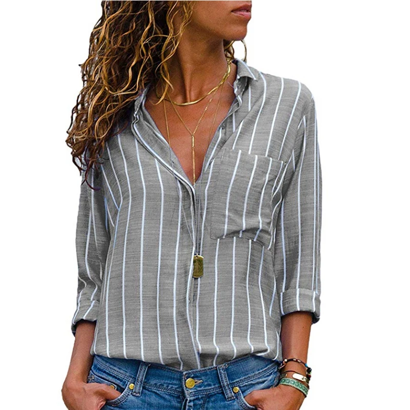 Black Red Striped Blouse Womens Tops And Blouses Long Sleeves Women 2018 Autumn V Neck Blouse Shirt Blusas Mujer De Moda
Black Red Striped Blouse Womens Tops And Blouses Long Sleeves Women 2018 Autumn V Neck Blouse Shirt Blusas Mujer De Moda