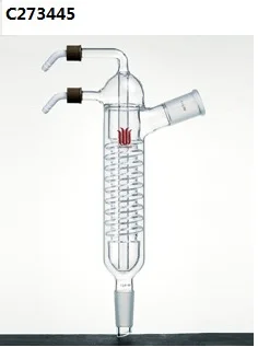 C273445 synthware,Condenser, Friedrichs, Removable hose connections, Top joint:24/40, Bottom joint:34/45, Hose connection:8mm
C273445 synthware,Condenser, Friedrichs, Removable hose connections, Top joint:24/40, Bottom joint:34/45, Hose connection:8mm