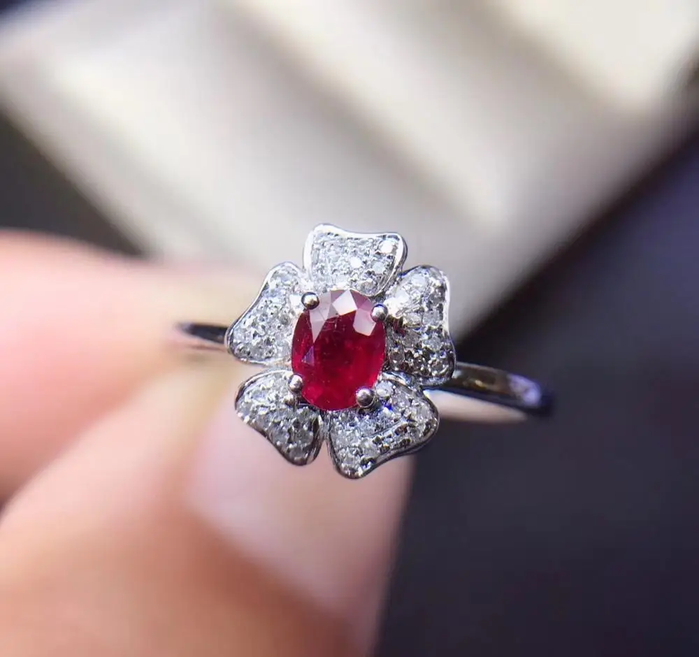 Ruby Ring Pure 18 K Gold Jewelry Real Natural 1.0ct Red Ruby Diamond Jewelry Anniversary Female's Rings for Women's Fine Rings
Ruby Ring Pure 18 K Gold Jewelry Real Natural 1.0ct Red Ruby Diamond Jewelry Anniversary Female's Rings for Women's Fine Rings