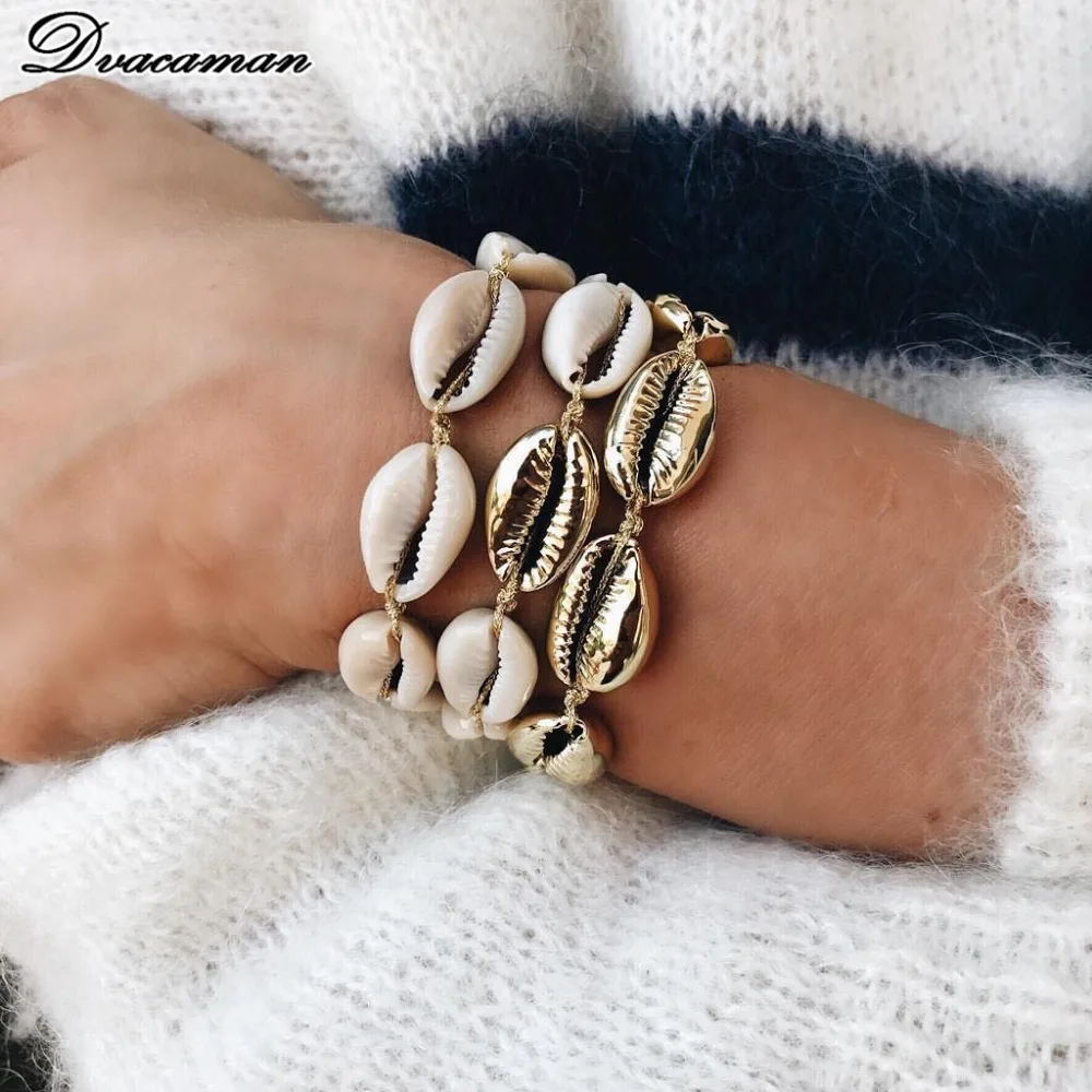 Dvacaman Bohemian Shell Set Bracelets for Women 2019 Spring Beach Charm Metal Statement Bracelets Accessory Jewelry Party Gifts
Dvacaman Bohemian Shell Set Bracelets for Women 2019 Spring Beach Charm Metal Statement Bracelets Accessory Jewelry Party Gifts
