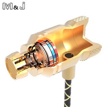 M&J J8 Luxury Serpentine Line Metal Stereo Earphones In-Ear Earbuds Deep Bass Subwoofer Headset With Microphone For PC Phone MP3
M&J J8 Luxury Serpentine Line Metal Stereo Earphones In-Ear Earbuds Deep Bass Subwoofer Headset With Microphone For PC Phone MP3