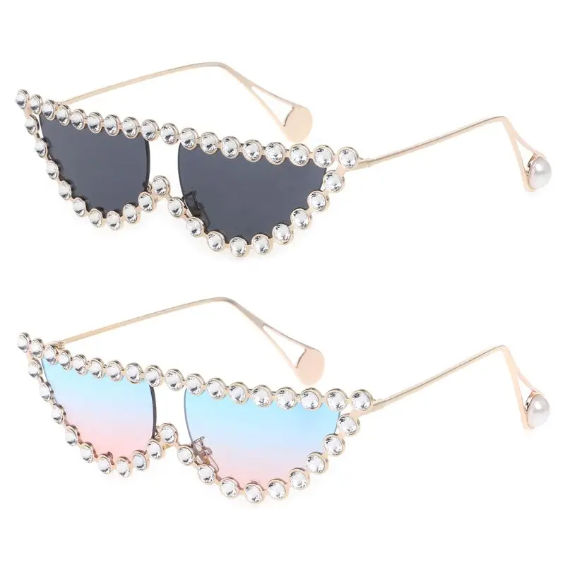 2019 New Design Cat Eye Sunglasses Rhinestone Charming Fashion Women Female UV400 Metal Frame Pearl Lady Sun Glasses Sexy Retro
2019 New Design Cat Eye Sunglasses Rhinestone Charming Fashion Women Female UV400 Metal Frame Pearl Lady Sun Glasses Sexy Retro