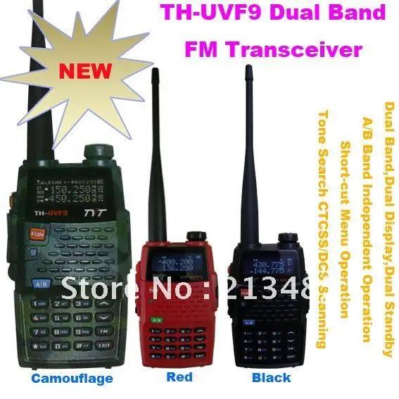 

New Arrival TYT TH-UVF9 Dual Band VHF/UHF 136-174MHz & 400-470MHz 5W Handheld Two-way Radio