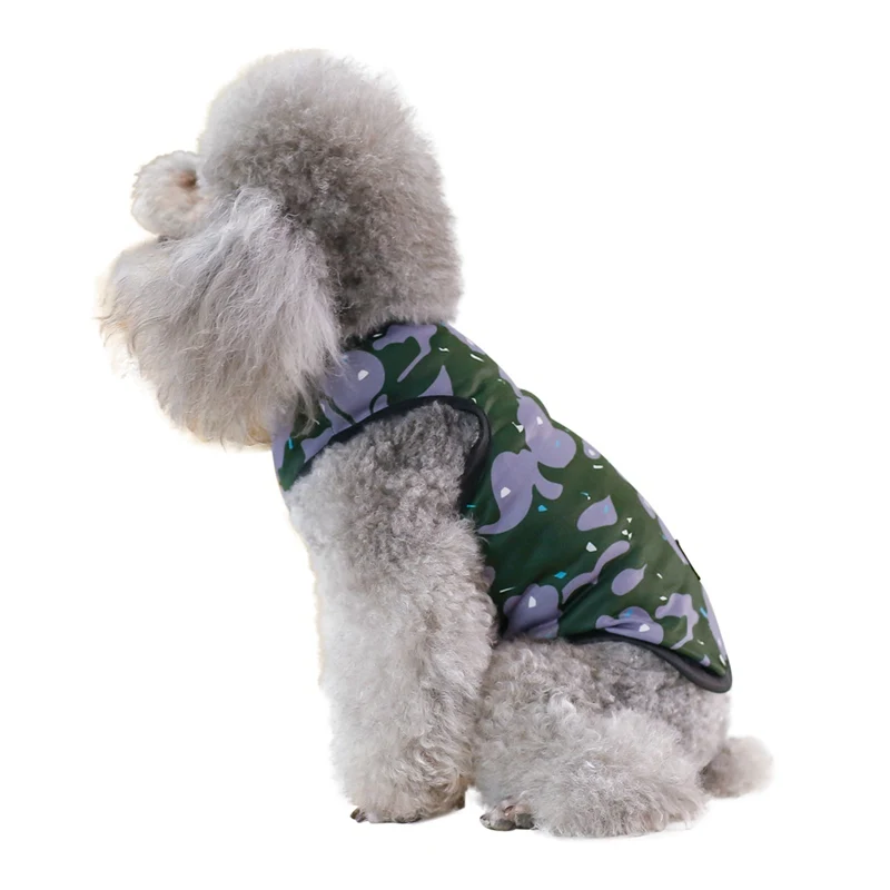 Sleeveless Dog T-Shirts for Small Medium Dogs and Cats Trump 2020 Printed Striped Puppy Tank Top Summer Cotton Pet Clothes