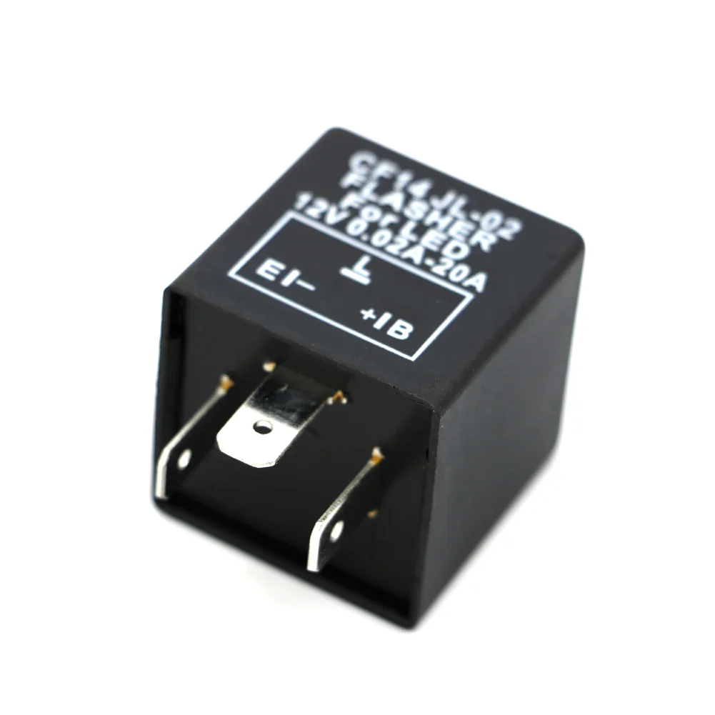3-Pin CF14 EP35 12V 0.1-20A Electronic LED Flasher Relay For LED Related Turn Signal Bulbs Hyper Flash Fix DXY88
3-Pin CF14 EP35 12V 0.1-20A Electronic LED Flasher Relay For LED Related Turn Signal Bulbs Hyper Flash Fix DXY88