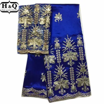 H&Q African Embroidered Lace 5 Yards African George Lace Fabric And 2 Yards Tulle Lace Fabric With High Quality For Party Dress
H&Q African Embroidered Lace 5 Yards African George Lace Fabric And 2 Yards Tulle Lace Fabric With High Quality For Party Dress