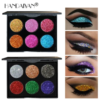 HANDAIYAN Highly Pigmented Eye Glitter Waterproof Shimmery High Light Eyeshadow Powder Palette Metallic 6 Shades Eye Shadow
HANDAIYAN Highly Pigmented Eye Glitter Waterproof Shimmery High Light Eyeshadow Powder Palette Metallic 6 Shades Eye Shadow