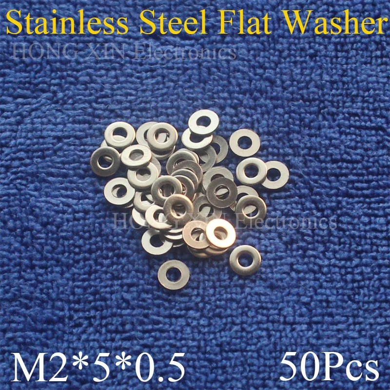 50Pcs Large M2*5*0.5mm Stainless Steel Flat Washer Price High Quality Flat Pad Plain Washer Ring Washer
50Pcs Large M2*5*0.5mm Stainless Steel Flat Washer Price High Quality Flat Pad Plain Washer Ring Washer