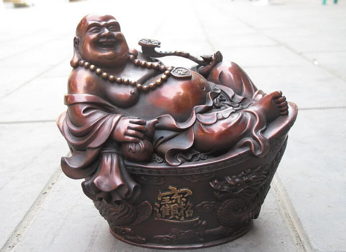 wholesale factory China Red Bronze Dragon Phoenix Yuan bao Auspicious Happy Maitreya Buddha Statue
wholesale factory China Red Bronze Dragon Phoenix Yuan bao Auspicious Happy Maitreya Buddha Statue