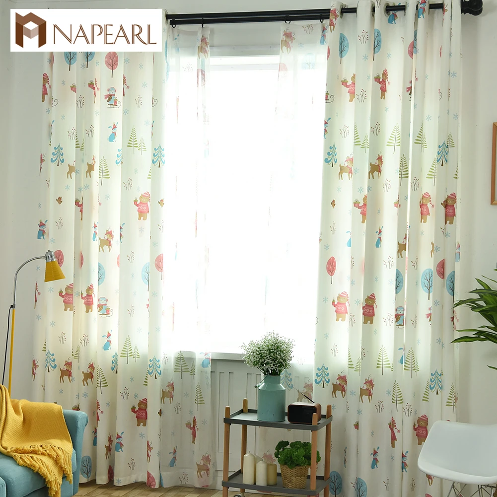 NAPEARL Christmas Bear Curtains Cartoon High Shading Drops For Child Bedroom Windows All Match Tulle Drapery Elegant Panel Tree
NAPEARL Christmas Bear Curtains Cartoon High Shading Drops For Child Bedroom Windows All Match Tulle Drapery Elegant Panel Tree