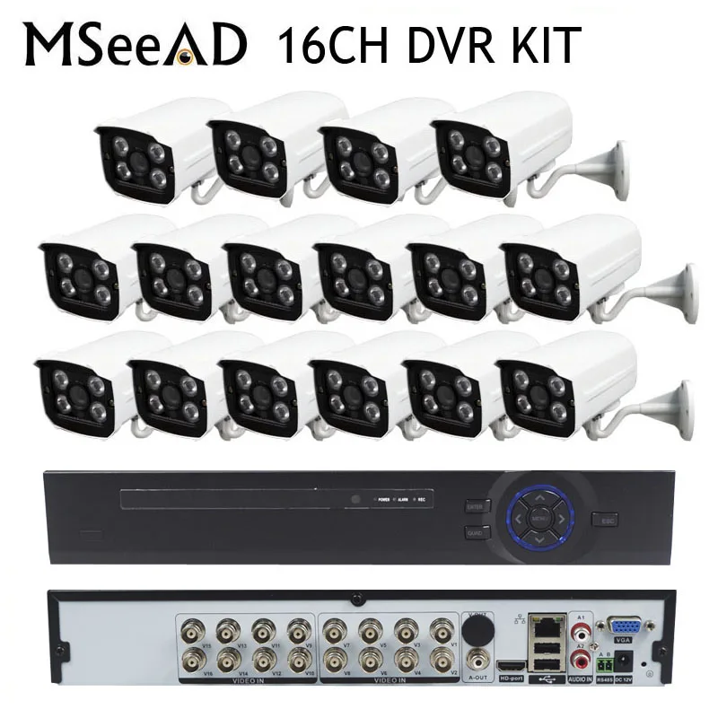 MSeeAD 16CH AHD HD CCTV System 2.0MP CCTV Camera 1080P DVR Kit 1080P Outdoor Waterproof HDMI Security Camera System Remote View
MSeeAD 16CH AHD HD CCTV System 2.0MP CCTV Camera 1080P DVR Kit 1080P Outdoor Waterproof HDMI Security Camera System Remote View
