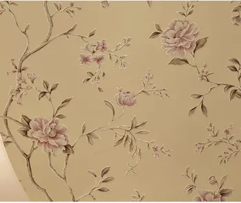 American Floral Birds Pastoral Wallpaper Flocked Non-woven Wall Paper for Bedroom Wedding Room TV Background Wallcovering 10M
American Floral Birds Pastoral Wallpaper Flocked Non-woven Wall Paper for Bedroom Wedding Room TV Background Wallcovering 10M