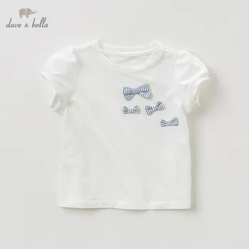 DB10190 dave bella summer baby girls fashion T-shirt children bow solid tops girls high quality pullover kids lolita tees
DB10190 dave bella summer baby girls fashion T-shirt children bow solid tops girls high quality pullover kids lolita tees