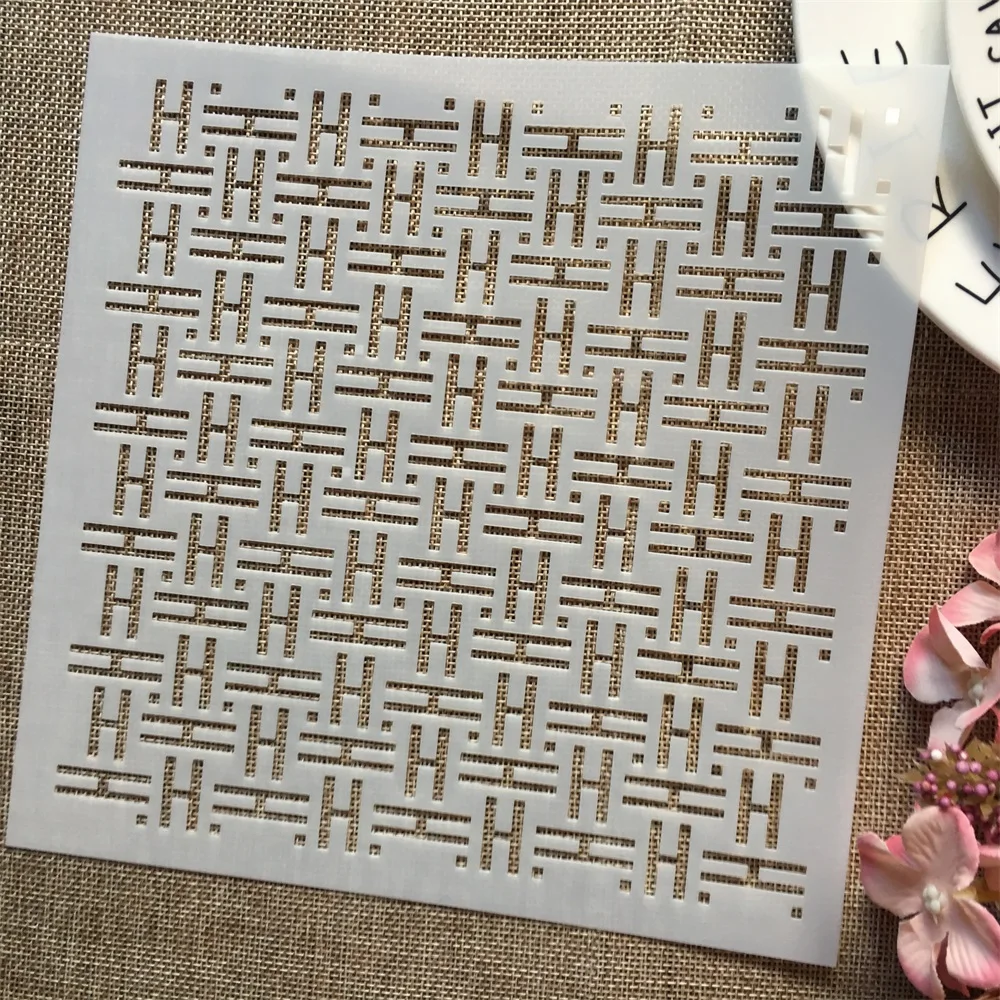 1Pcs 8*8inch Cross Line Texture DIY Layering Stencils Painting Scrapbook Coloring Embossing Album Decorative Card Template
1Pcs 8*8inch Cross Line Texture DIY Layering Stencils Painting Scrapbook Coloring Embossing Album Decorative Card Template
