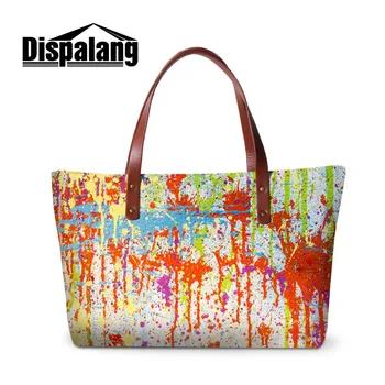 Dispalang Graffiti Printed Women Handbags Ladies Shoulder Bag Large Capacity Female Shopping Bag Summer Beach Bag 
Dispalang Graffiti Printed Women Handbags Ladies Shoulder Bag Large Capacity Female Shopping Bag Summer Beach Bag