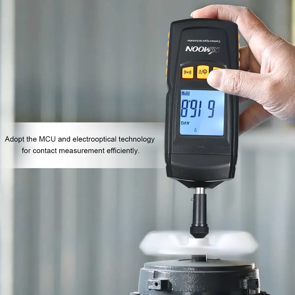 Tachometer Digital Velocimetry Handheld LCD Tachometer For Motor 0.5 to 19999 RPM Speed Meter With 4 Convertible Connecting Head
Tachometer Digital Velocimetry Handheld LCD Tachometer For Motor 0.5 to 19999 RPM Speed Meter With 4 Convertible Connecting Head
